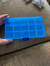 Cajas de almacenamiento de plástico con ranuras ajustables, caja organizadora transparente para herramientas, accesorios de joyería, 6/815 Uds.