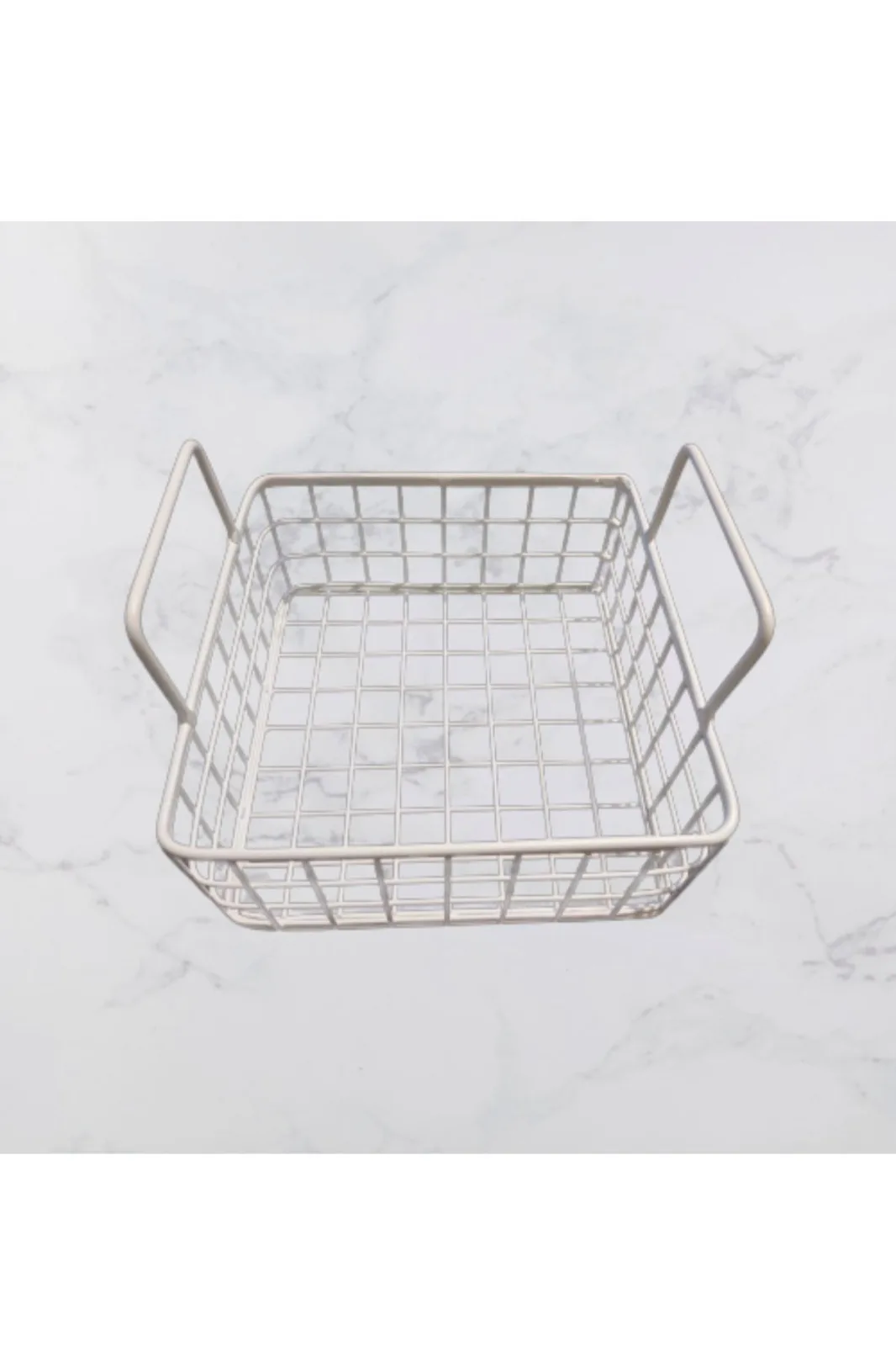 

Metal Bread Basket Decorative Storage Container Square Model Snack Fruit Basket Bathroom Kitchen Sundries Storage Container WD106B