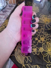 1 unidad de 7 días de pastillas caja de medicina semanal tableta titular contenedor organizador de almacenamiento caja de pastillas divisores 3 colores