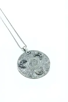 

60 cm Long Silver Chain Animal Calendar Silver Necklace