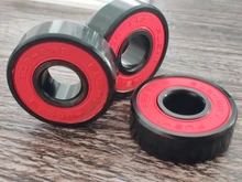 Wheel-Bearing Skateboard Inline-Roller 608 2rs ABEC9 Sealed-8x22x7-Mm-Shaft Red 16pcs