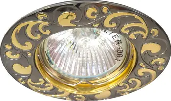 

Downlight recessed Feron 2005dl ceiling MR16 G5.3 black metallic-gold 17798