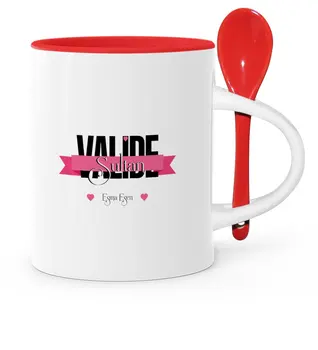 

Personalized Valide Sultan Red Spoon Mug Cup-1