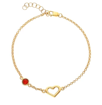 

Silver Bracelet with amber sunlight sample 925