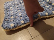 Coral blando de colchoneta para perro huella de patas de perro lavable Pet manta de dormir caliente camas para pequeño mediano perros y gatos, mascotas accesorios
