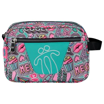 

School case two compartments printed yeah-Plasticine