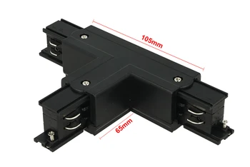 

Joint connector T shape black color for bar track system phase CB40203