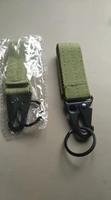 Molle Correa adjuntar clip de cinturón mochila al aire libre de la correa cierre Quickdraw mosquetón campamento agua percha de botella táctico Gancho de soporte