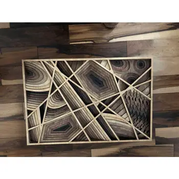 

Files for laser cutting machine Multilayer Mandala Heart digital CNC Vector plans model 3D body drawings