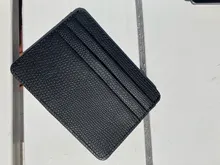 Mini patrón de lagarto de viaje pequeño, soporte de tarjeta de identificación de negocios, BILLETERA, funda para hombre y mujer con ventana de identificación, 2020