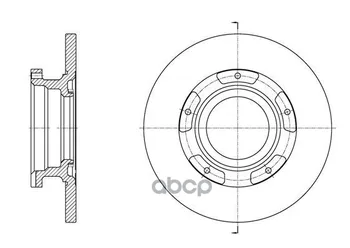 

Disc brake rear Ford Transit 2012- Road house art. 6156400