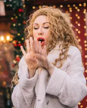 FASHION IDOL-extensiones de pelo sintético Afro para mujer, Pelo Rizado mechones Rubio degradado 24-28 pulgadas, resistente al calor, 6 uds.