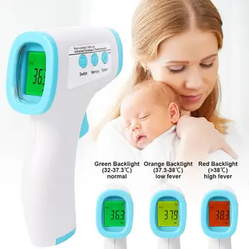 

Infrared Thermometer Digital Thermometer Baby Non-contact Forehead Thermometer Gun Adults Body Temperature Thermometer