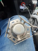 Estufa de gas para exteriores, calefacción electrónica plegable para acampar, senderismo, 3000W