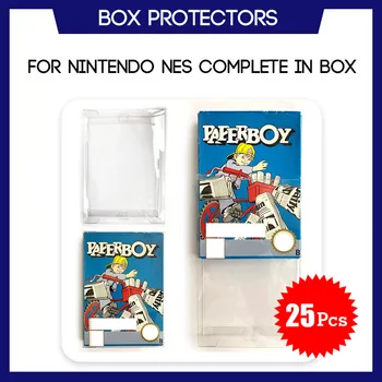 

Box Protector For Nintendo NES CIB Complete In Box Games Custom Made Clear Plastic Case 25 Pcs