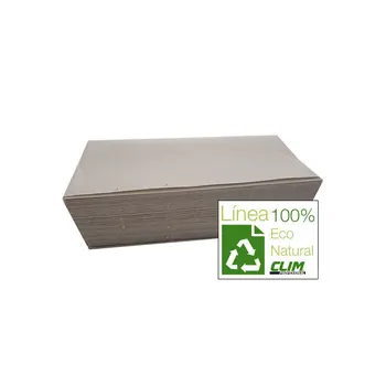 

Toallas secamanos Zig Zag ecológicas de papel reciclado. Línea Eco Natural. Caja 5000 uds