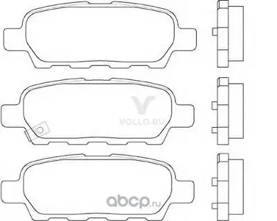 D4060JA00J Nissan КОЛОДКИ ТОРМОЗНЫЕ ЗАДНИЕ / PAD KIT-DISC
