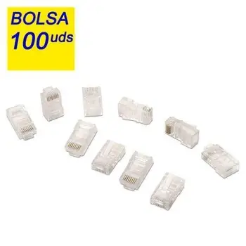 

Bag 100 connectors Rj45 Aisens A138-0292 8 wire Cat.5E Aw electronic tools & spare parts