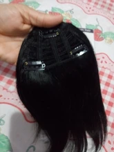 BHF-Clip en flequillo de cabello humano Remy, piezas de cabello Invisible, 20g, 8 pulgadas-12 pulgadas, peluca de cabello de repuesto largo