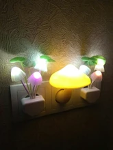 Luminaria-Lamp Mushroom Night-Light Us-Plug LED Induction-Dream Novelty Fungus 220V EU