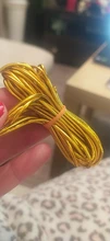 Packing-Rope-Ornaments String Elastic-Cords Christmas-Gift Gold Handmade Silver for DIY