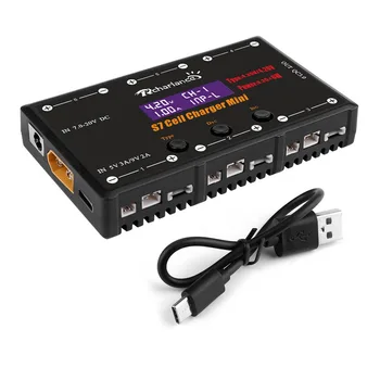 

S7 CHARGER Intelligent Charger Six Independent 4.35W LiPO LiHV Battery Charger With USB Micro MCX mCPX MOLEX