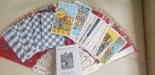 Cartas de tarot rider para adivinación, uso personal, cubierta de tarot, versión completa en inglés, gran oferta