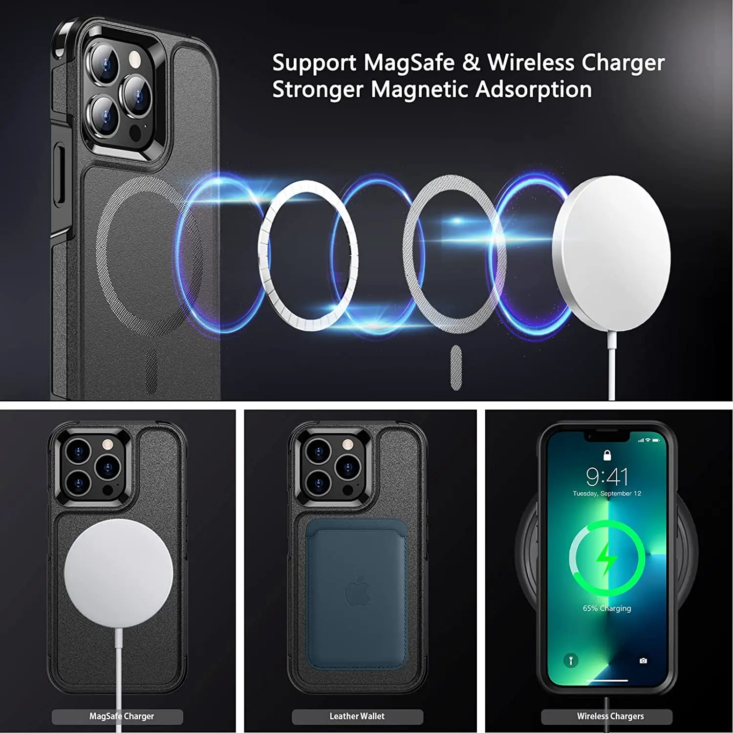 Compatible with iPhone 13 12 Pro Case Compatible with Charger Classic Soft Silicone Bumper Ultra Slim Shockpr iphone 12 pro waterproof case