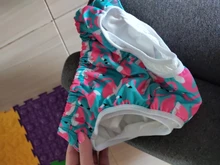 7 ~ 20KG bebé nadar bañadores nadar pañales piscina Pantalones de bebé unicornio nadar pañales reutilizables estilo flamenco cubierta suit-SW440