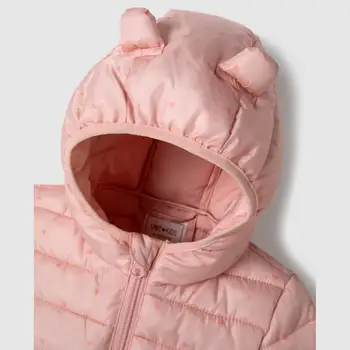

Baby quilted jacket pink