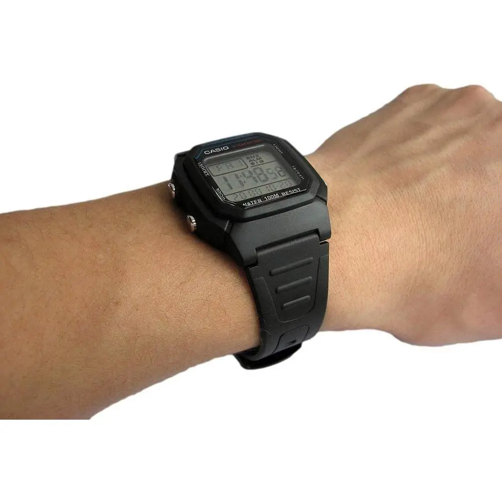 Наручные часы Casio W-800H-1A мужские электронные на пластиковом ремешке