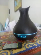 Humidificador de aire ultrasónico de 500ML, con Control remoto difusor de Aroma, luz LED que cambia de 7 colores, difusor de aceite esencial eléctrico inteligente