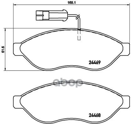 Колодки Тормозные Brembo арт. P23144