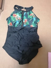 Swimwear Women Monokini Bathing-Suit Tank Potos Girls Plus-Size Heart Sexy Badpak