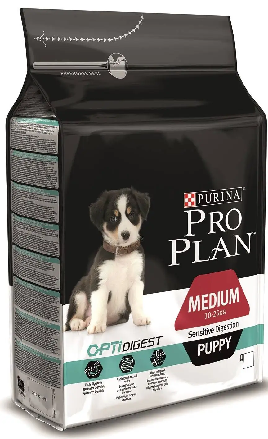 Корм Pro Plan Medium Puppy Sensitive Digestion для щенков с |