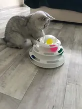 Ball Cat-Toys Play Cat Intelligence Tower-Tracks-Disc Training Amusement-Plate