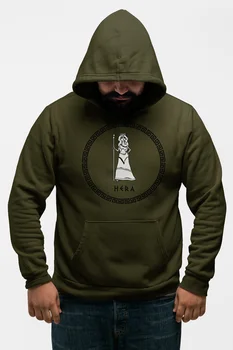 

Angemiel Wear Greek God Of Hera Green Men 'S Hooded Sweatshirt