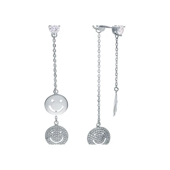 

Silver earrings with cubic zirconia sunlight sample 925