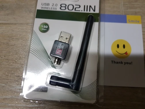 WiFi Wireless Network Card USB 2.0 150M 802.11 b/g/n LAN Adapter with rotatable Antenna for Laptop PC Mini Wi-fi Dongle photo review