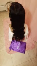 Allove de la onda del cuerpo de la peluca con malla Frontal transparente 13x4 peluca Frontal de encaje pelucas de cabello humano para las mujeres negras 28 30 pulgadas peluca con malla Frontal