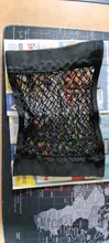 Sticker Pocket-Cage Storage-Bag Trunk-Seat Mesh Elastic-String Auto-Organizer Car-Back