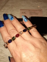 LUOTEEMI Marca Pulsera del Acoplamiento de Cadena Dorado champagne de Color Multicolor Forma AAA Circón Piedra Charm Pulsera para Las Mujeres Joyería