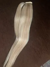 BHF-coleta de cabello humano para mujer, máquina de cabello Remy liso europeo, peinados de coleta, cabello Natural de 100g 100%, cola de caballo con Clip en extensiones