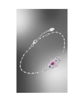 

Lotus Silver hand bracelet