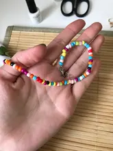 Collares de Cuentas pequeñas de estilo bohemio para mujer, Gargantilla corta Bohemia, colgante, collar, joyería de cuello fresca, 14 colores