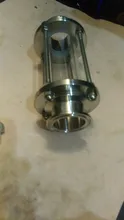 Fitting Tri-Clamp Sight Glass Stainless-Steel Sanitay-Flow SS304 Homebrew Diary-Product