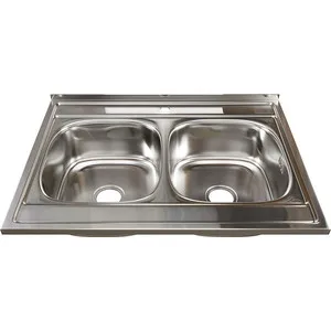 

Kitchen sink mixline overhead 80x60 with siphon, stainless steel 0,6mm (4630030631668)