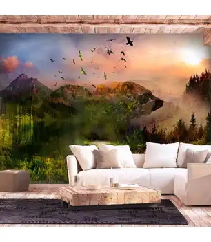 

Mural-Bear in the Mountain