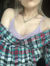 IPARAM-cadena gruesa con cierre de palanca para mujer, collares de oro con círculo entrelazado mixto, Gargantilla minimalista, joyería