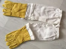 Beekeeping-Gloves Apiculture Anti-Bee-Anti-Sting for Professional 1-Pair Sheepskin